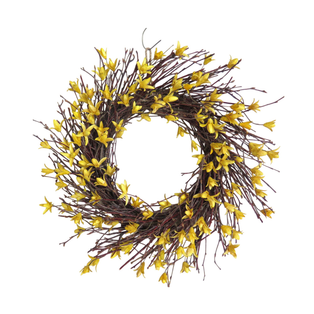 Yellow Chines Toona Shell Floral Wreath 