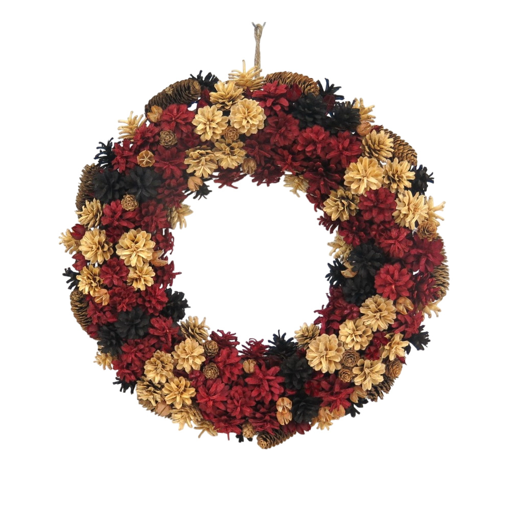 Elegance Pinecone Wreath